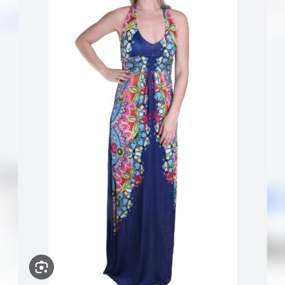 Desigual Dresses & Skirts - Desigual NWT halter maxi dress Sz M